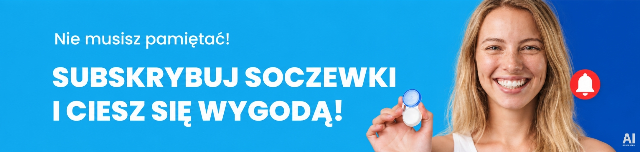 Nie musisz pamiętać. Subskrybuj soczewki i ciesz się wygodą